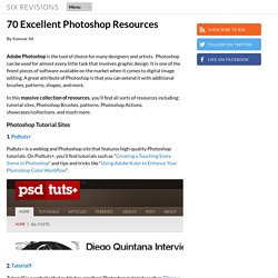 70 Excellent Photoshop Resources