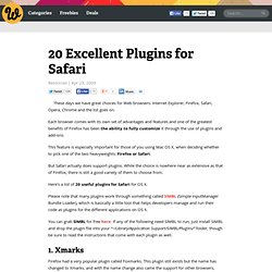 20 Excellent Plugins for Safari