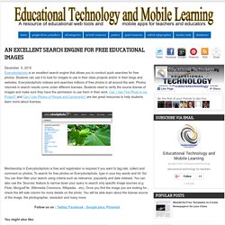 An Excellent Search Engine for Free Educational Images