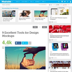 9 Excellent Tools for Design Mockups