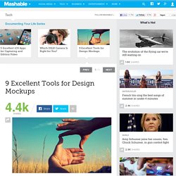 9 Excellent Tools for Design Mockups