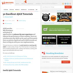 50 Excellent AJAX Tutorials - Smashing Magazine