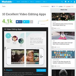10 Excellent Video Editing Apps