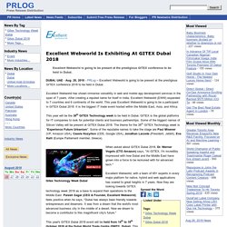 Excellent Webworld Is Exhibiting At GITEX Dubai 2018