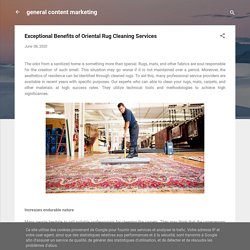 Exceptional Benefits of Oriental Rug Cleaning Services