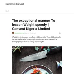 The exceptional manner To lessen Weight speedy