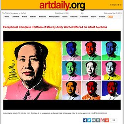 Exceptional Complete Portfolio of Mao by Andy Warhol Offered on artnet Auctions