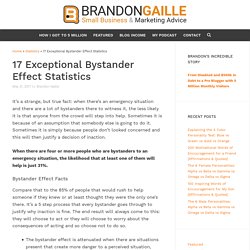 17 Exceptional Bystander Effect Statistics