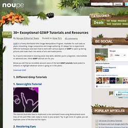 Exceptional GIMP Tutorials