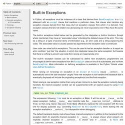 5. Built-in Exceptions — Python 3.5.1 documentation