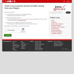 Excessive Traffic