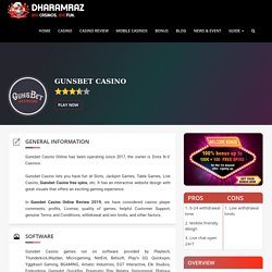 GunsBet Casino 100 Free Spins