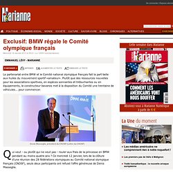 Exclusif: BMW régale le Comité olympique français