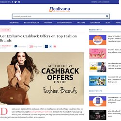 Get Exclusive Cashback Offers on Top Fashion Brands