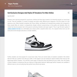 Get Exclusive Designs And Styles Of Sneakers For Men Online
