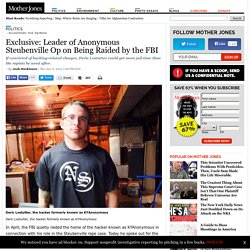 Leader of Anonymous Steubenville Op on Being Raided by the FBI