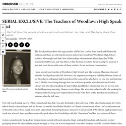 SERIAL EXCLUSIVE: The Teachers of Woodlawn High Speak Out