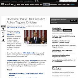 Obama’s Plan to Use Executive Action Triggers Criticism