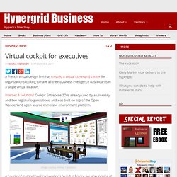 Virtual cockpit for executives
