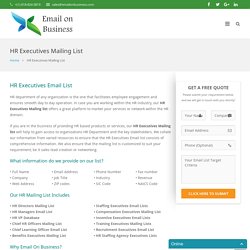 HR Executives Mailing List