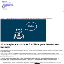 10 Exemples de Chatbots à utiliser pour son Business