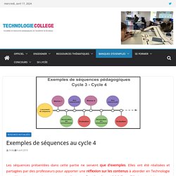 Exemples de séquences types Cycle 3 & Cycle 4 – v2019 – SII Collège