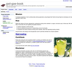 gwt-gae-book - Project Hosting on Google Code