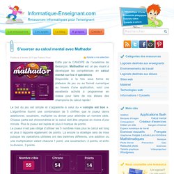 S'exercer au calcul mental avec l'application Mathador