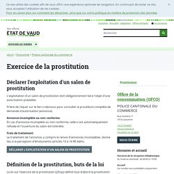 Exercice de la prostitution