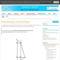 Exercice Théorème de Pythagore