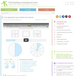 Exercices interactifs sur les fractions