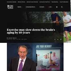 Exercise may slow down the brain's aging by 10 years