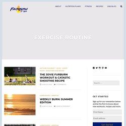 exercise routine – Page 3 – Fairburn it Off