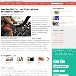 How Fast Will You Lose Weight With An Exercise Bike Workout?
