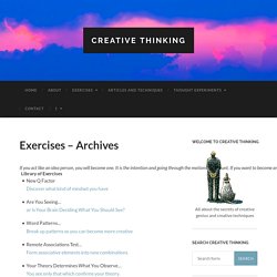 Exercises – Archives