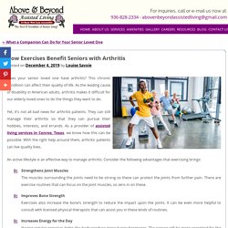 How Exercises Benefit Seniors with Arthritis