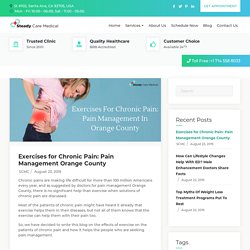 Exercises for Chronic Pain: Pain Management Orange County