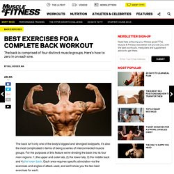 Best Back Exercises For a Complete Back Workout