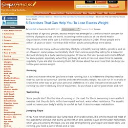 5 Exercises That Can Help You To Lose Excess Weight - Exercise