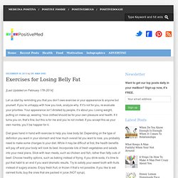 Exercises for Losing Belly Fat