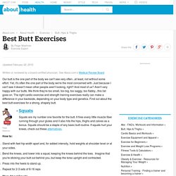 Best Butt Exercises for a Strong, Shapely Booty