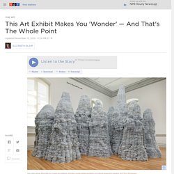 This Art Exhibit Makes You 'Wonder' — And That's The Whole Point