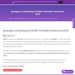 Synergita Is Exhibiting In NHRD TecHeaRt Conference 2018