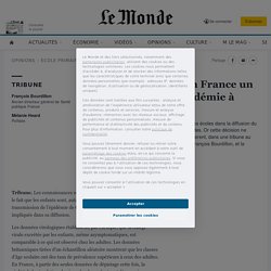 Covid-19 : « Il existe en France un déni du risque de l’épidémie à l’école »