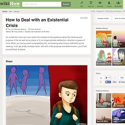 How to Deal with an Existential Crisis: 20 Steps