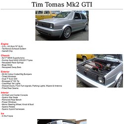 Exklusivly European - Tim Tomas Mk2 VR6 GTI