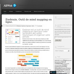 Exobrain. Outil de mind mapping en ligne