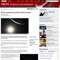 Rich exoplanet system discovered
