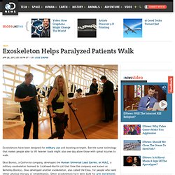 Exoskeleton Helps Paralyzed Patients Walk