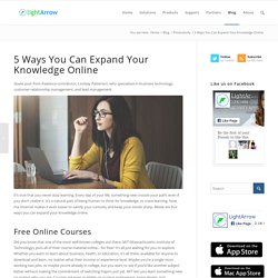 Expand Knowledge Online